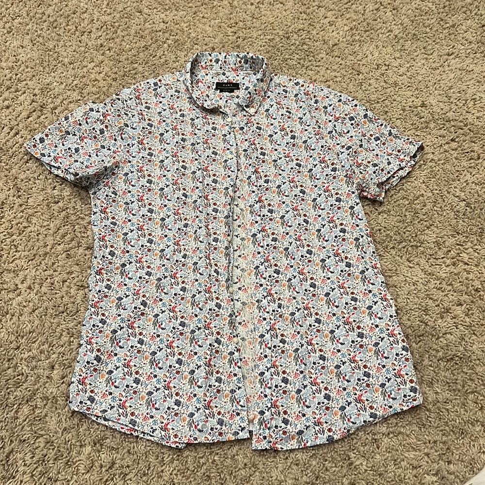 Men’s Zara Floral shirt
